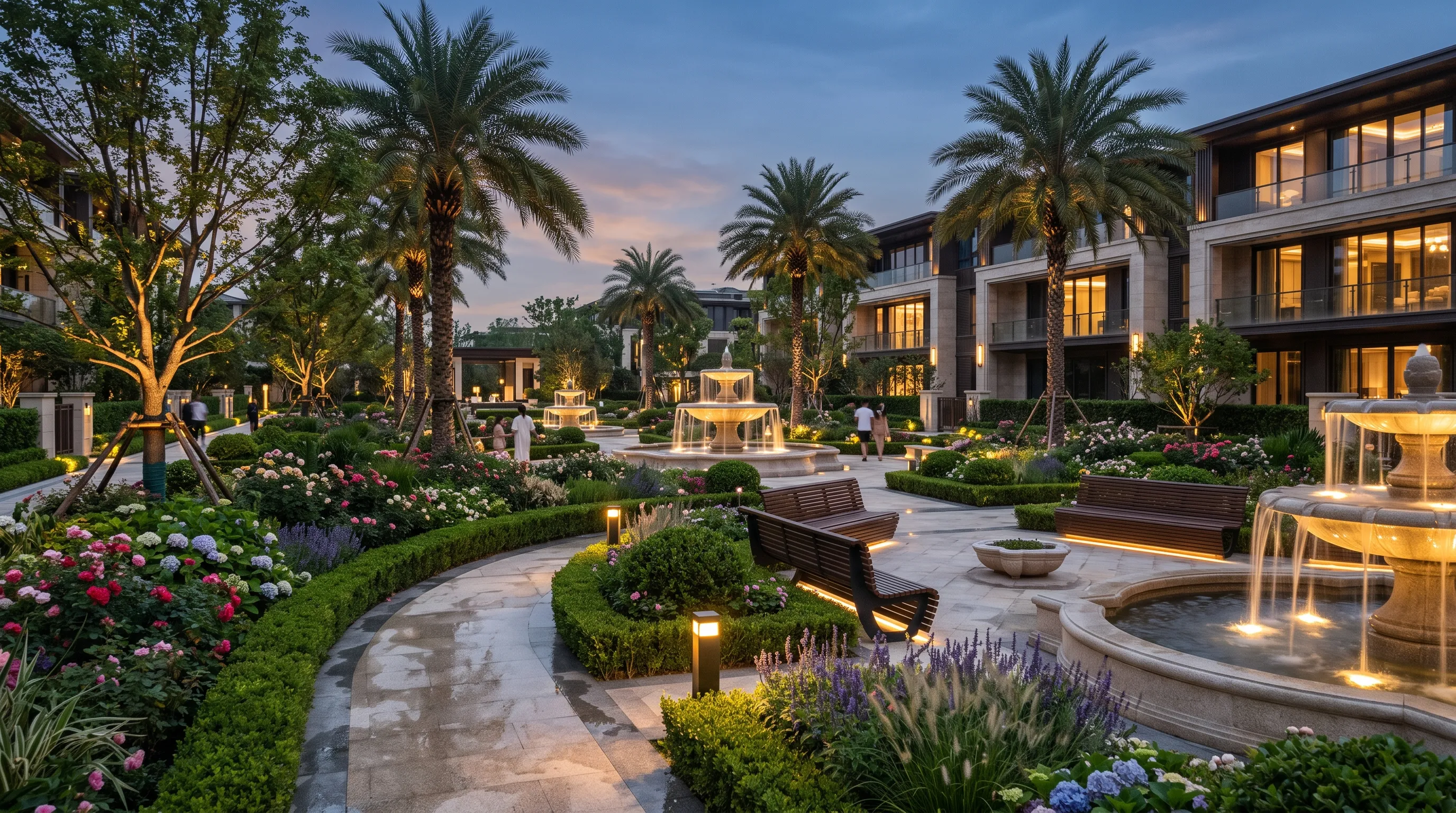 Royal Homes Landscaped Parks and Amenities